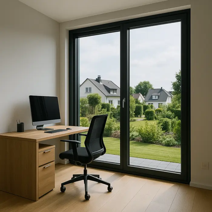 Rheinblick Referenzprojekt – bodentiefe Fenster